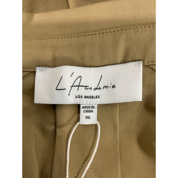 L'Academie x 'Marianna' Tan Selia Cropped Cargo Shirt Size XS - NWT - Picture 4 of 5